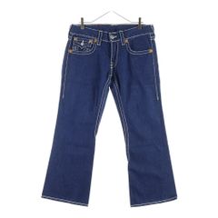 TRUE RELIGION (トゥルーレリジョン) JOEY BIG T ジョーイ コットン フレア ブーツカットデニムパンツ インディゴ 28993