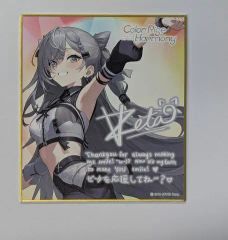 ベスティア・ゼータ ホロライブ hololive 6th fes. Color Rise Harmony ランダムメッセージ色紙 hololive STAGE3 グッズ バーチャルYouTuber VTuber 色紙