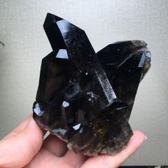 AAAAAAA級【魔除け】◆天然モリオン(黒水晶）クラスターB1010/YS/QY0442/160D
