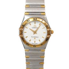 オメガ OMEGA コンステレーション コンビ 1372 30 レディース 腕時計 シルバー YG イエローゴールド クォーツ Constellation 90346272