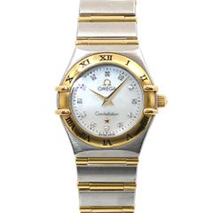 オメガ OMEGA コンステレーション ミニ コンビ 1262 75 レディース 腕時計 12P ダイヤ YG クォーツ Constellation 90346756