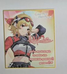 カエラ・コヴァルスキア ホロライブ hololive 6th fes. Color Rise Harmony ランダムメッセージ色紙 hololive STAGE1 グッズ バーチャルYouTuber VTuber 色紙