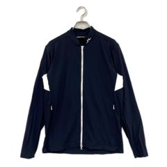 中古 メンズ ジェイリンドバーグ J.LINDEBERG フルジップアウター M ネイビー 紺 バイカラー 4WAYストレッチ 吸汗速乾