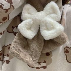 ファーマフラー ティペット ファー マフラー リボン レディース マフラー ファー エコファー フェイクファー 小顔効果 ティペット ネックウォーマー 無地 シンプル モコモコ ふわふわ 暖かい かわいい 防寒 秋 冬