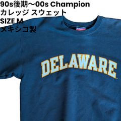 90s後期〜00s Champion DELAWARE カレッジ スウェット M メキシコ製　T15