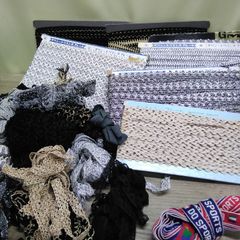 手芸用品 ハンドメイド テープ色々 縁飾り 大量まとめ❢ 未使用品 D192