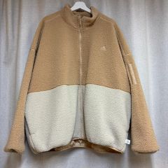 アディダス ID 2 0 ボア シェルパ フリース ジャケット ベージュ 3XL