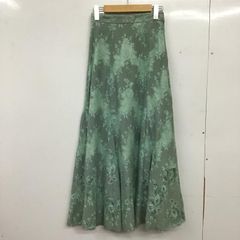 KBF+ ケービーエフプラス スカート ロングスカート KP94-25T040 レース切り替えフレアスカート