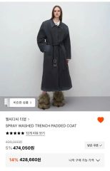 エルシーディーシーティエム SPRAY WASHED TRENCH PADDED COAT