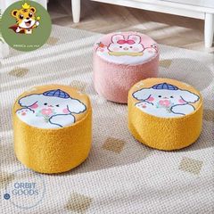極厚クッション 厚み15cm おしゃれ 座布団 フロアクッション 硬め 座椅子 お尻が痛くなりにくい ラウンドクッション 円形 かわいい スツール チェア 丸椅子 北欧 踏み台 足置き