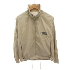 マンシングウェア MUNSINGWEAR スタンドカラージャケット ジップアップ SA ライトベージュ 長袖 無地 /TL ■ECA009