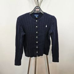 ポロラルフローレン ケーブルニット カーディガン M
