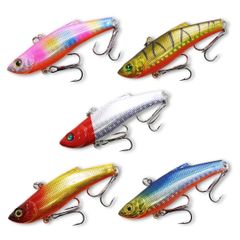 1091(イレグイ)ヘビーウェイト バイブレーション 70㎜ 18g 5個セット シンキング シーバス ルアー