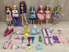 リカちゃん まとめ売り キラチェンリカちゃん さくらちゃん ハッシュタグ リカちゃん みさきちゃん等 7体 小物セット
