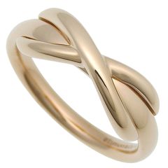 TIFFANY&Co. ティファニー ニュー インフィニティ リング K18PG 750 ピンクゴールド 3.9g 7号 指輪 レディース アクセサリー ★
