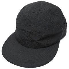 POP TRADING COMPANY ポップトレーディングカンパニー アメリカ製 NYLON ５PANEL CAP ナイロンキャンプキャップ 1438-343-4682 ONE SIZE BLACK 5パネル ジェットキャップ 帽子 g28302
