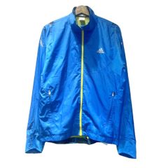 アディダス adidas ブルゾン ジップアップ M ライトブルー ■OFP3