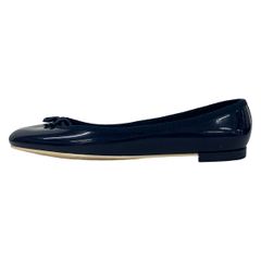 repetto(レペット) フラットシューズ 40 レディース ネイビー リボン