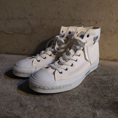 A BATHING APE URSUS BAPE APE STA 初期 ハイカットキャンバススニーカー 27cm ホワイト アベイシングエイプ