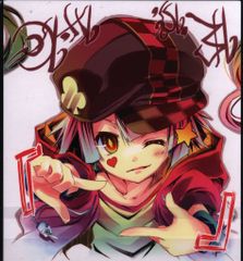 ノーゲーム・ノーライフ 0 -ZERO- 入場者特典 原作描き下ろし&複製サイン入り色紙パネル(テト)+いしづか監督イラストパネル 6週目