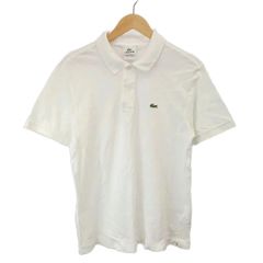 ラコステ LACOSTE ポロシャツ 半袖 4 白 ホワイト /MD ■ECD009