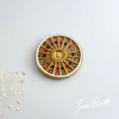 ルーレットのフェーブ　フェーヴ　フランス製　ミニチュア　陶器　雑貨