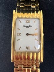 クリスチャンディオール レクタンギュラー 中古腕時計 Dior 稼働品