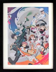 【中古】原画イラストボード 付属品付)セガ ラッキーくじ「呪術廻戦 GRAFFITI×BATTLE」 ラストラッキー賞 額入りアート(SP Ver.)