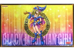 【中古】サプライ 遊戯王OCG デュエルモンスターズ デュエルフィールド(プレイマット) ブラック・マジシャン・ガール コナミフレンドリーショップ限定