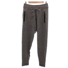 ルルレモン lululemon 美品 イージーパンツ ドローストリング ゴムウエスト ジップポケット M グレー /MX ■GY53