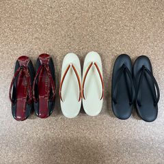 和柄　草履　サンダル3点まとめ売り　松503④