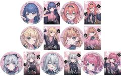 【中古】グッズセット 全7種セット 缶バッジ＆トレカ風ステッカーセット 「くじスクエア バーチャルYouTuber にじさんじ Idiosくじ」 E賞