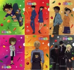 【中古】クリアファイル 全6種セット A4クリアファイル 「KAGOME×名探偵コナン 彩色の祝祭」 対象商品購入特典