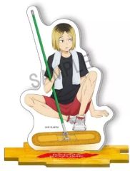 【中古】アクリルスタンド・アクリルパネル 孤爪研磨 掃除 アクリルスタンド 「ハイキュー!!」