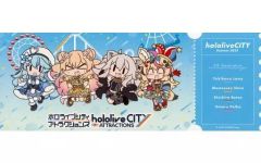 【中古】キャラカード ホロライブ5期生 「バーチャルYouTuber ホロライブ hololiveCITY ATTRACTIONS チケット風カード」
