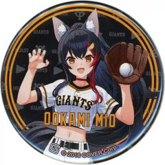 【中古】バッジ・ピンズ 大神ミオ 「読売ジャイアンツ×バーチャルYouTuber ホロライブ 缶バッジ」