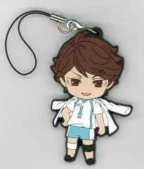【中古】ストラップ(キャラクター) 及川徹(大王様Ver.) ねんどろいどぷらす ラバーストラップ 「ハイキュー!! ねんどろいど 及川徹」 GOODSMILE ONLINE SHOP購入特典