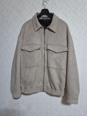 ZARA スウェード 덤블 ジャケット ベージュ