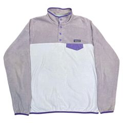 Patagonia パタゴニア シンチラ スナップT プルオーバー フリースジャケット パープル L