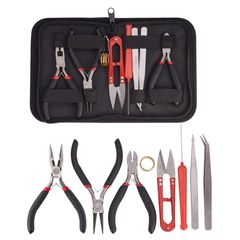 YFFSFDC 手芸ツール アクセサリー工具セット 8点セット 手芸ペンチセット ペンチ ハンドメイド