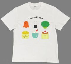 【中古】Tシャツ 集合 TシャツA ホワイト フリーサイズ(Lサイズ表記) 「にっこりーノ」 Qualia 10周年記念展 モンスターカプセル景品