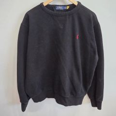 ポロラルフローレン スウェット 黒 XL