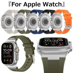 apple watch 45mm バンド 液体 シリコン 高品質 Apple Watch Ultra 3 バンド 49mm apple watch 44mm バンド Apple Watch10 46mm バンド app