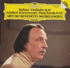 CD ミケランジェリ(アルトゥーロ・ ブラームス:バラード POCG1263 Deutsche Grammophon