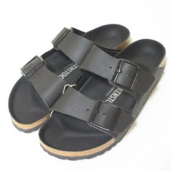 BIRKENSTOCK ビルケンシュトック アリゾナ ビルコフロー サンダル サイズ37 24cm ブラック レディース 春 夏 中古 古着 USED 未使用