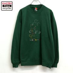 90s USA製 vintage Disney ミッキーマウス Mickey Mouse スウェット トレーナー メンズ 表記XLサイズ