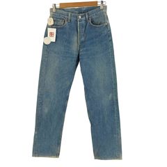 リーバイス Levis 90s 501XX バレンシア工場製 ボタンフライデニムパンツ ボタン裏555刻印 メンズ  W31L36