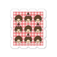 【中古】シール・ステッカー モンチッチくん＆モンチッチちゃん(切手) 「モンチッチ モバイルステッカーコレクション」