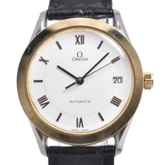 オメガ OMEGA 166.0285 クラシック ヘリテージ ホワイト 自動巻き メンズ 良品 腕時計 M#150529
