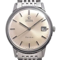 オメガ OMEGA Ref.166.002 ヴィンテージ シーマスター ジュネーブ デイト Cal.565 シルバー 自動巻き メンズ 腕時計 M#150880